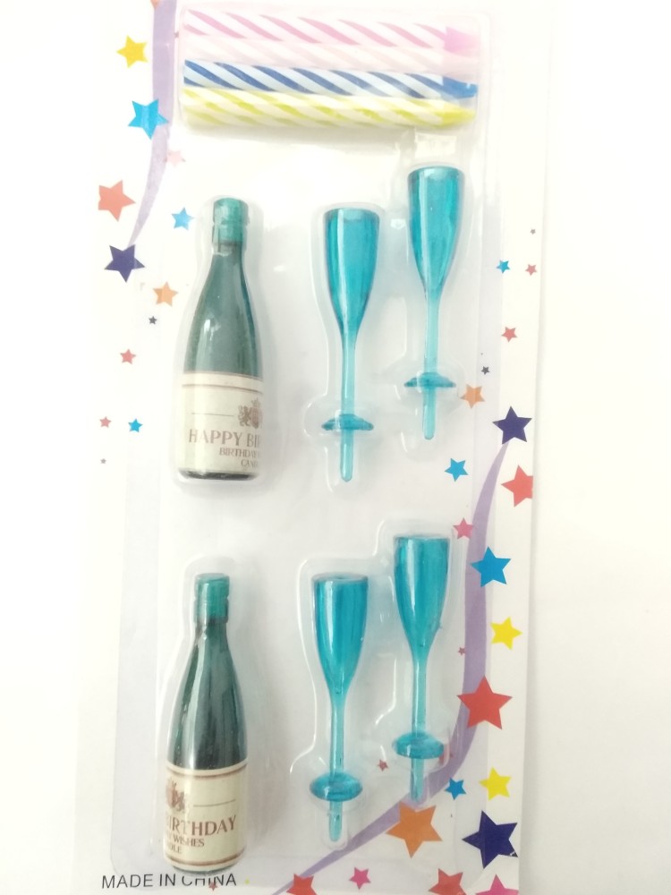 Buy Crazy Sutra Happy Birthday Alphabet Letter Foil Balloon With Champagne  Bottle And Glass - Gold Letters;Birthday Party Decorations Online at Low  Prices in India - Paytmmall.com
