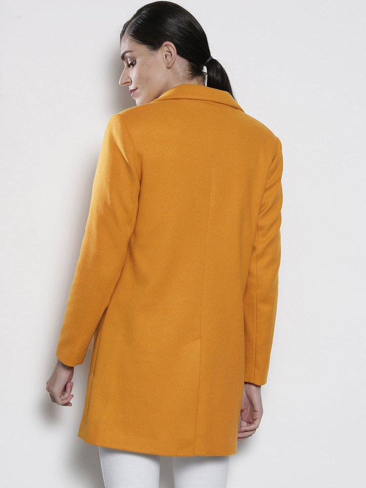 Dorothy perkins mustard coat deals