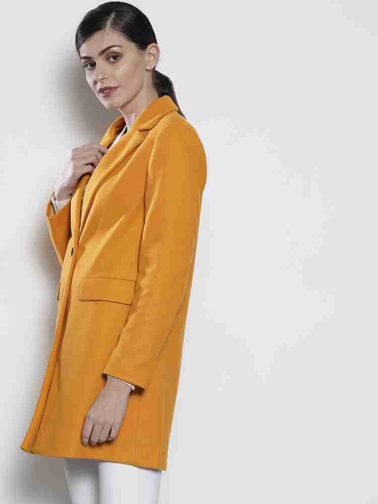 Dorothy perkins mustard coat hot sale