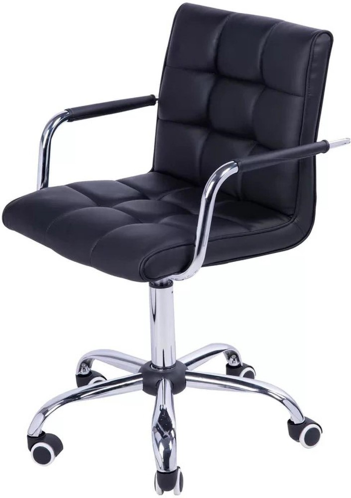 Faux leather best sale office chair