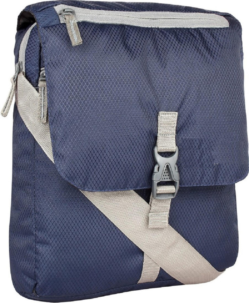BAGS N PACKS Blue Sling Bag Smart Casual Cross Body Passport