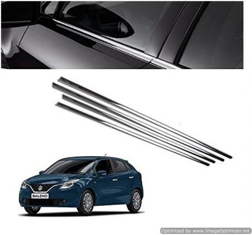 Worldlookenterprises CAR CHROME WINDOW GARNISH MARUTI BALENO Chrome Maruti Baleno Side Garnish Price in India Buy Worldlookenterprises CAR CHROME WINDOW GARNISH MARUTI BALENO Chrome Maruti Baleno Side...