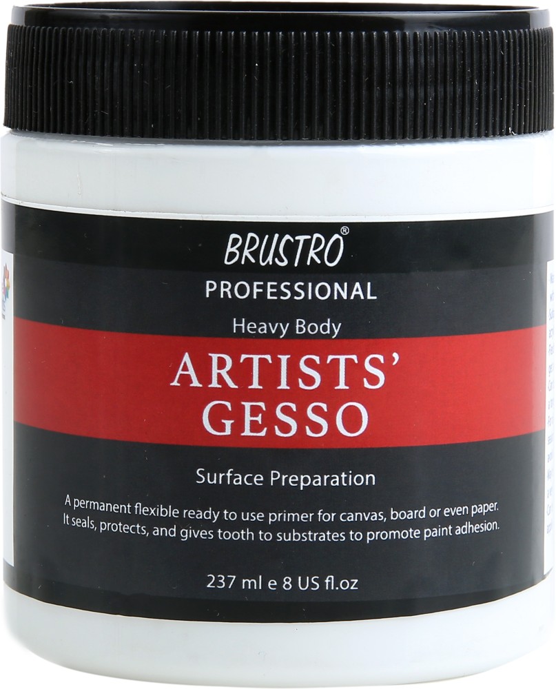 BRuSTRO BRAGS250 White Gesso for Oil Painting, Canvas, Portraits Price in  India - Buy BRuSTRO BRAGS250 White Gesso for Oil Painting, Canvas,  Portraits online at