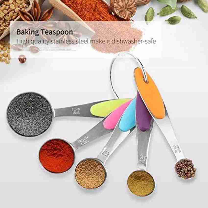 Measuring Spoons Stainless Steel Measuring Spoons Set Of 10 And 1 Egg  Beater For Measuring Dry And Liquid Ingredients Cooking Baking Tablespoon  Teaspoon Metal Measuring Spoon (11 Pieces) 