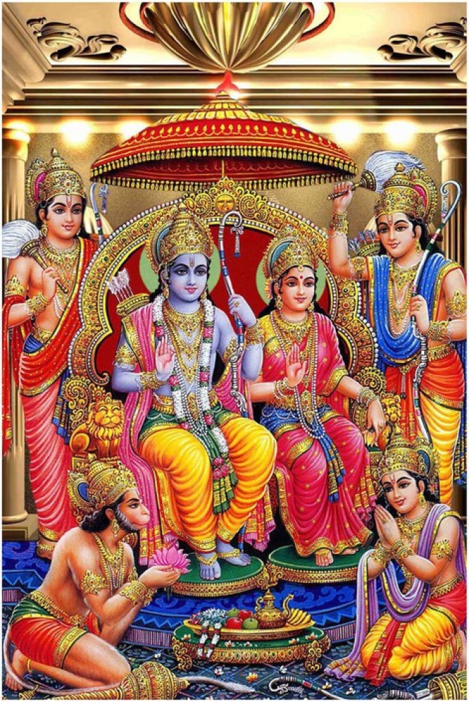 Lord Rama Sita Laxman Hanuman Shatrughan Images, Pictures and Wallpapers
