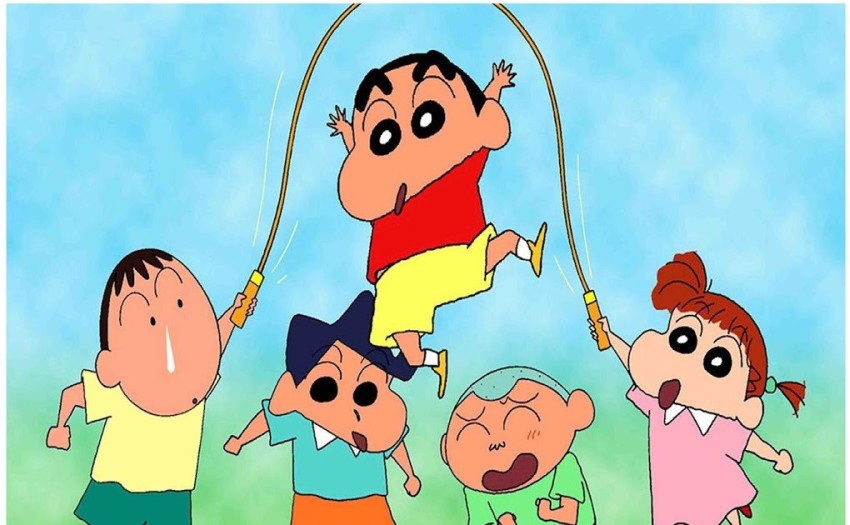 Cute Shinchan Cartoon Poster -Children Poster- High Resolution