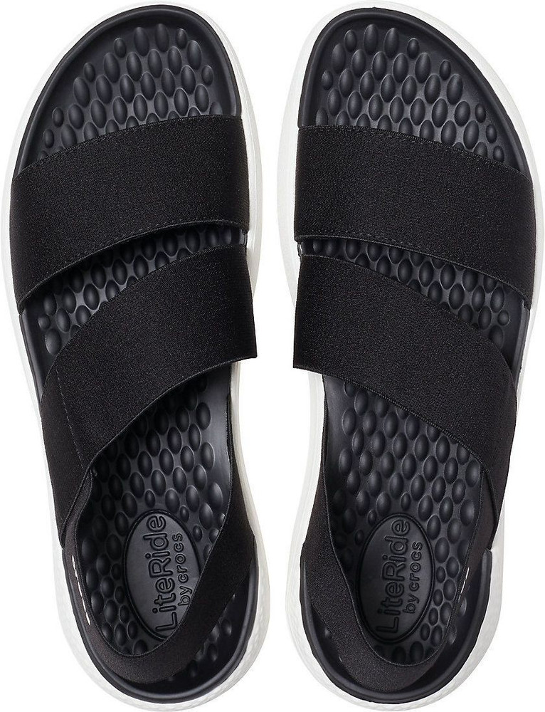 Giảm giá Dép sandal nhựa đi mưa crocs literide pacer 360 cho nữ màu ghi  loang - BeeCost