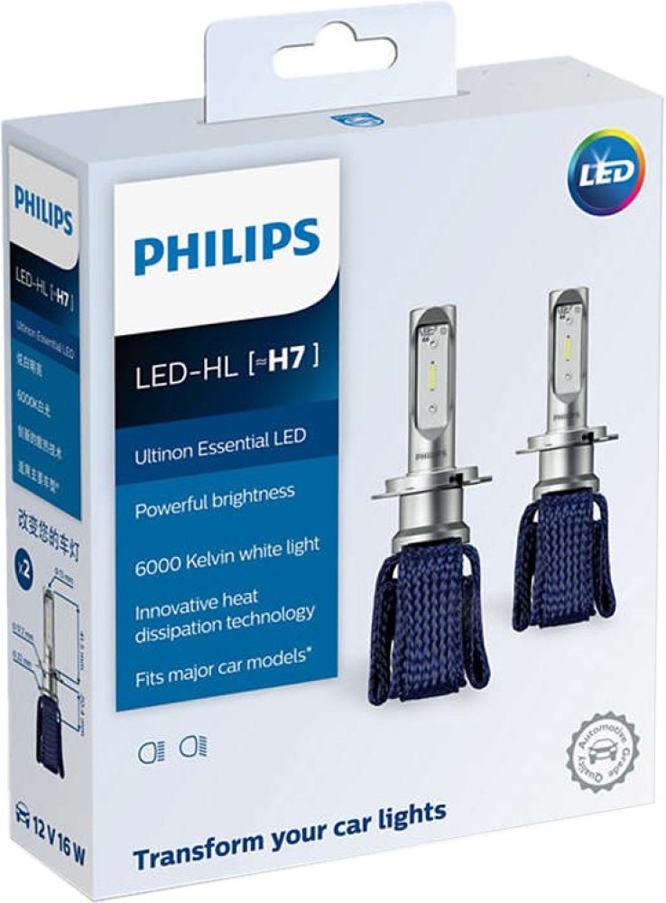 PHILIPS H7 11972UEX2 Ultinon Essential Headlight Car LED (12 V, 16 W) Price  in India - Buy PHILIPS H7 11972UEX2 Ultinon Essential Headlight Car LED (12  V, 16 W) online at