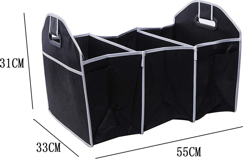 Collapsible car shop boot organiser