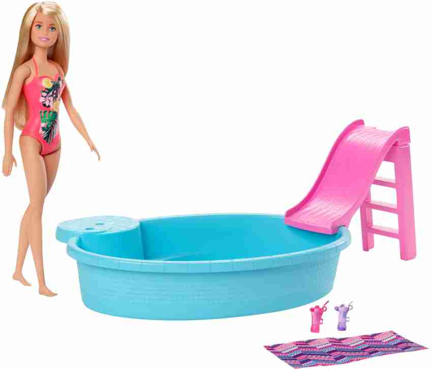 Barbie with a discount pool