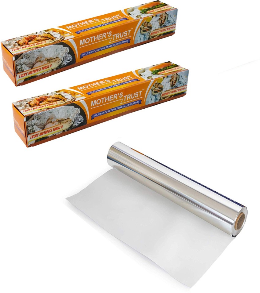 Ultra-Thick Heavy Duty Household Aluminum Foil Roll - Heavy Duty Food Safe Foil Wrap - Best Kitchen Wraps & Baking Need, Size: 10M