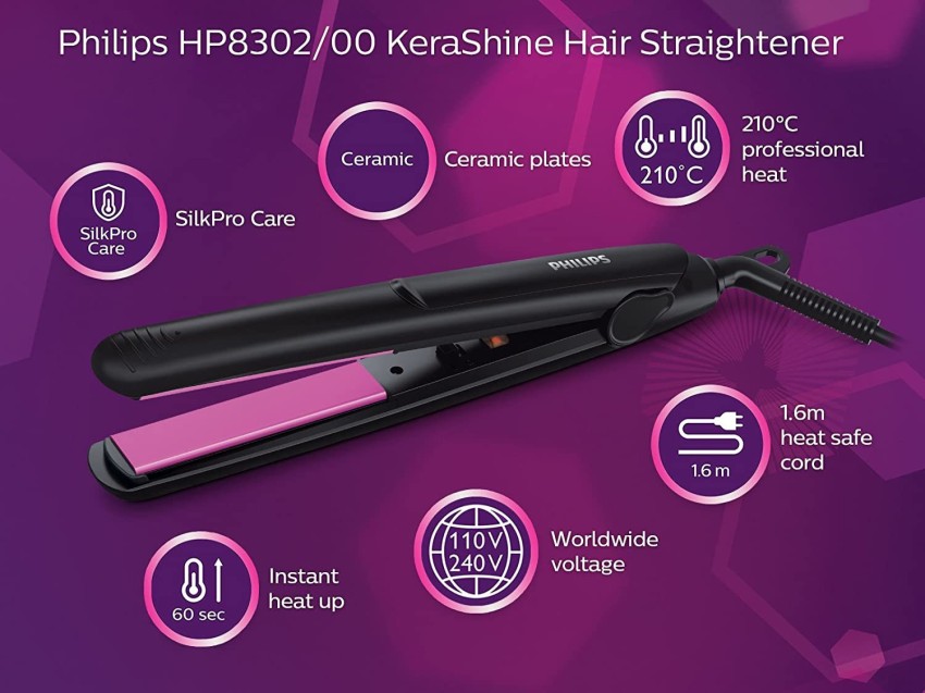 Hp8302 hair outlet straightener