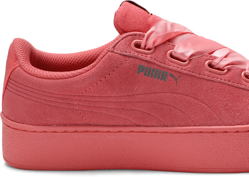 Puma vikky platform ribbon pink online