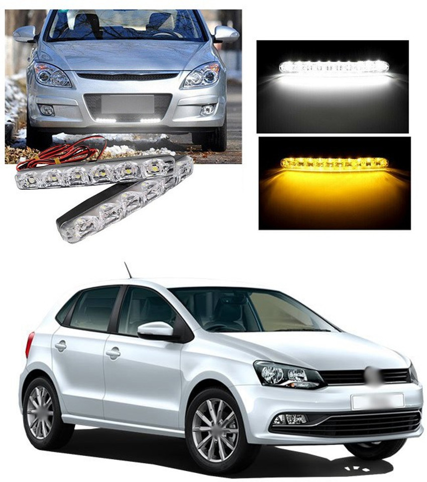 XZRTZ Car DRL 6 LED With Turn Indicator Function Daytime Running