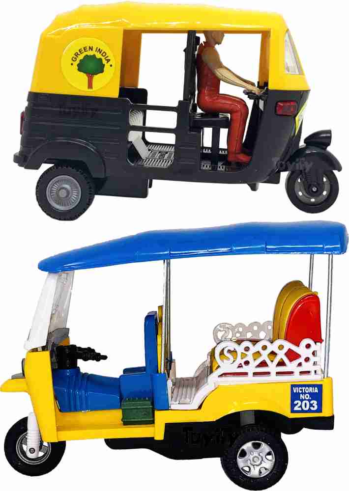 Limo Visión general evolución Miniature Mart Small Size Set of 2, Auto Rickshaw & Bangkok Tuk Tuk Auto  Toys For Kids , and Vehicle Showpieces. (2 Combo Offer) - Small Size Set of  2, Auto Rickshaw