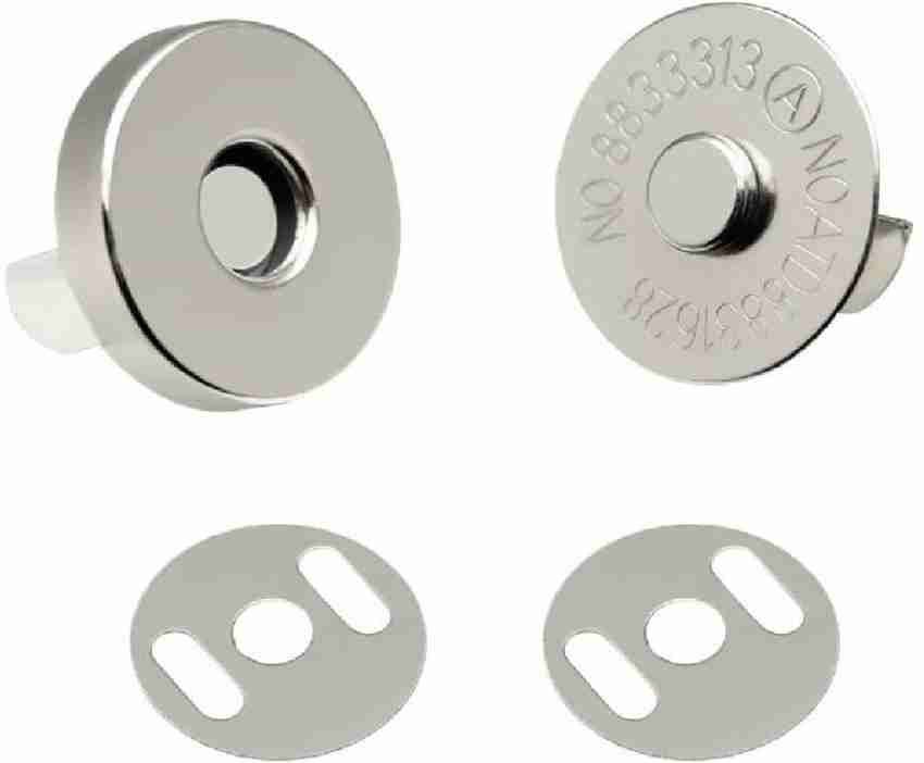 Magnetic Button Clasp, 14mm 18mm Magnetic Buttons Snap Button Magnetic  Clasp Bronze, Silver-20 Pcs