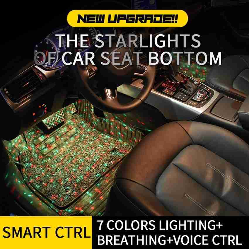 PECUNIA Interior Car LED Lights Under Dash USB Atmosphere 7 Colors