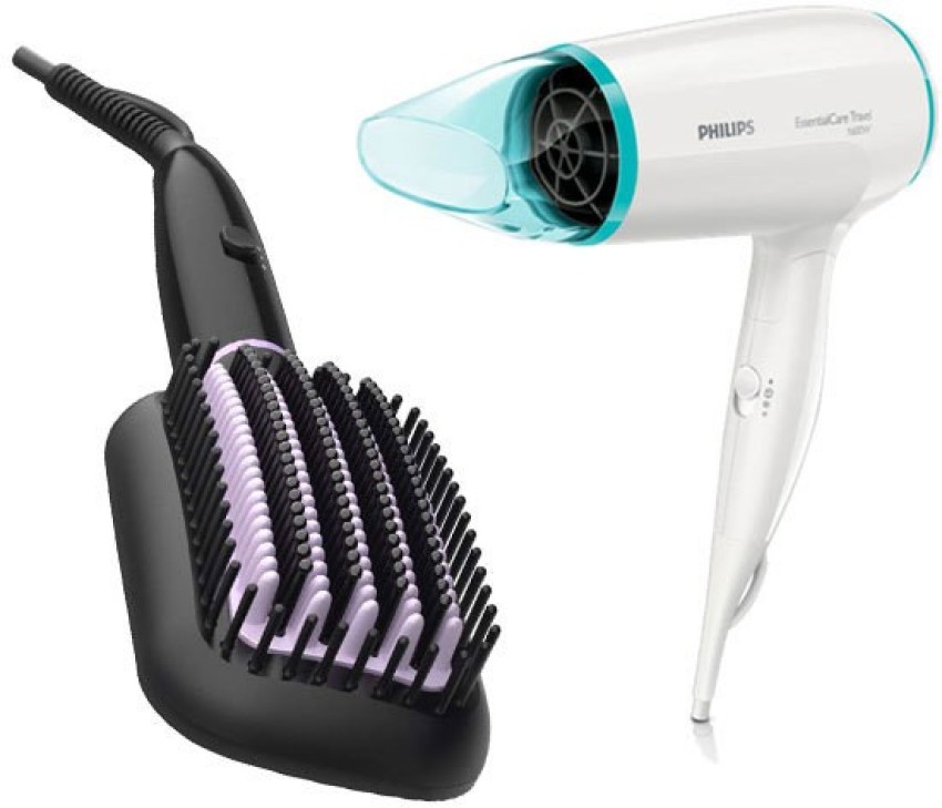 Philips hair straightener and dryer combo pack clearance flipkart