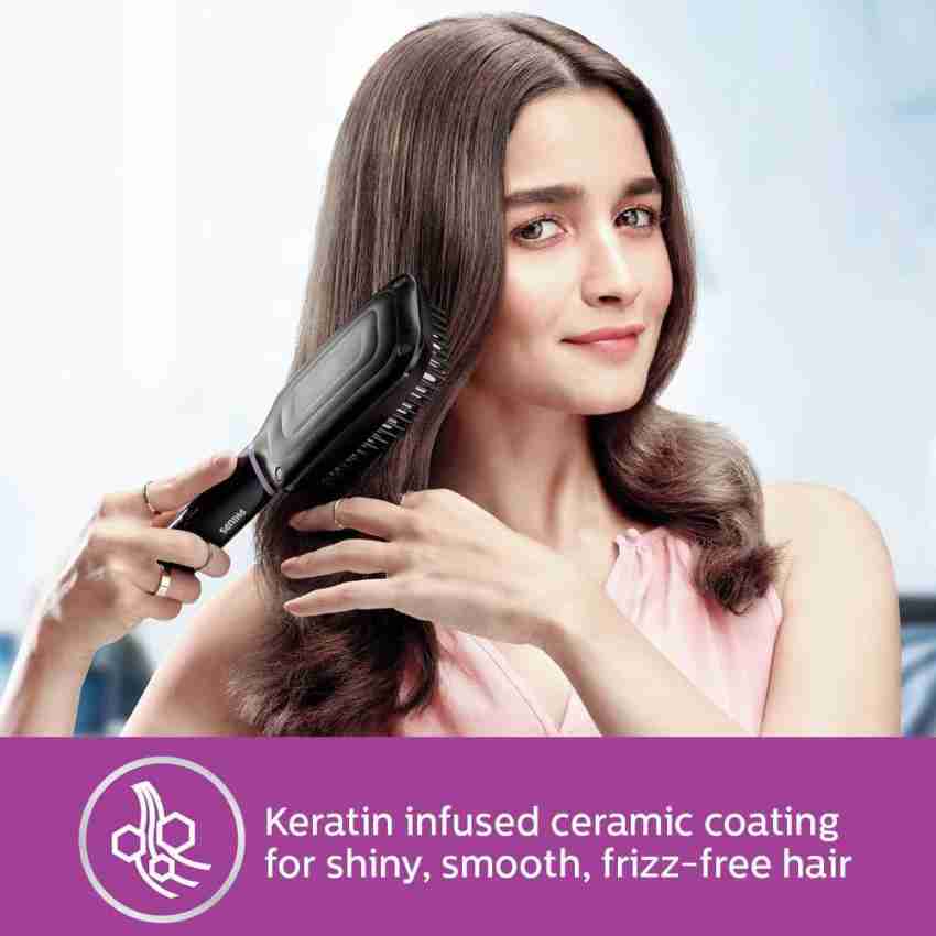 Hair straightener brush outlet philips flipkart