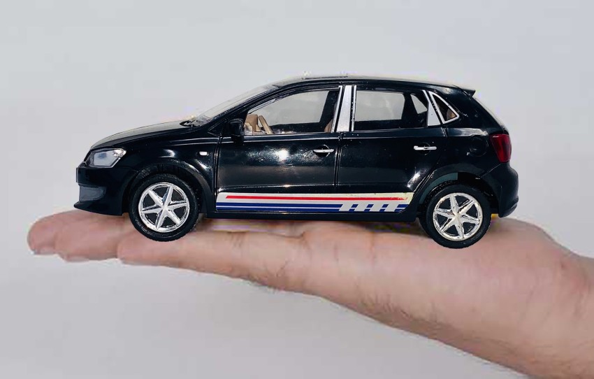 Miniature Mart PUSH BACK ABS PLASTIC VW POLO TOY CAR FOR KIDS