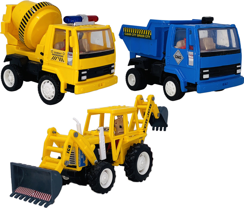 Jcb mini cheap trucks playset