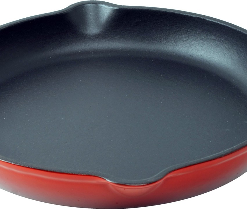 Wonderchef Ferro Cast-Iron 26cm Grill Pan - Red