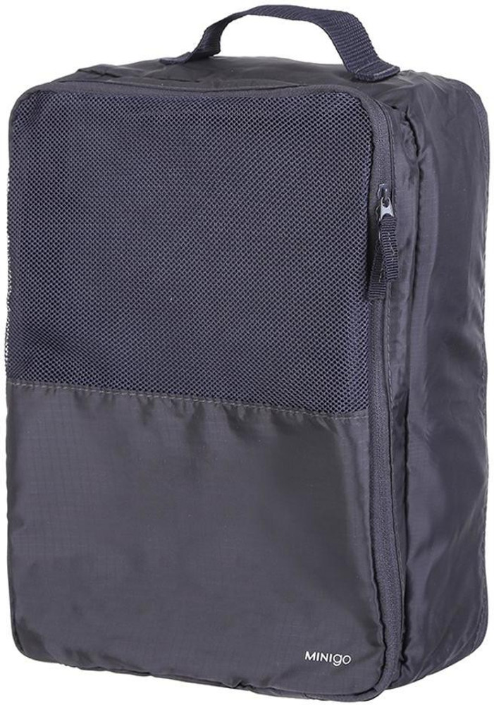 MINISO MINIGO Portable Shoe Bag Travel Toiletry Kit Dark Blue