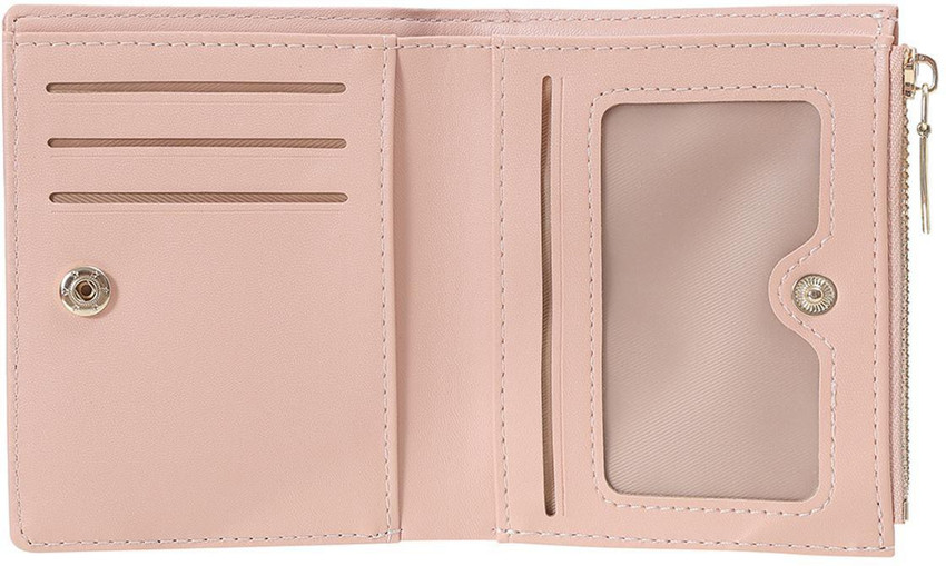 MINISO Women Pink Artificial Leather Wrist Wallet Pink Price in India Flipkart