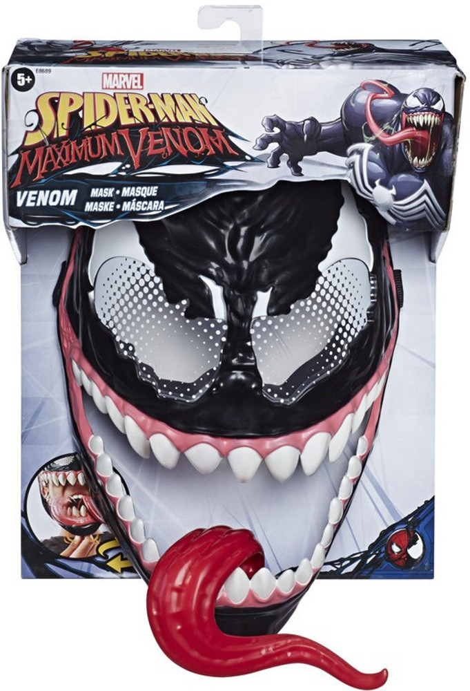MARVEL Spider-Man Maximum Venom Mask Role Play Toy, Lever 