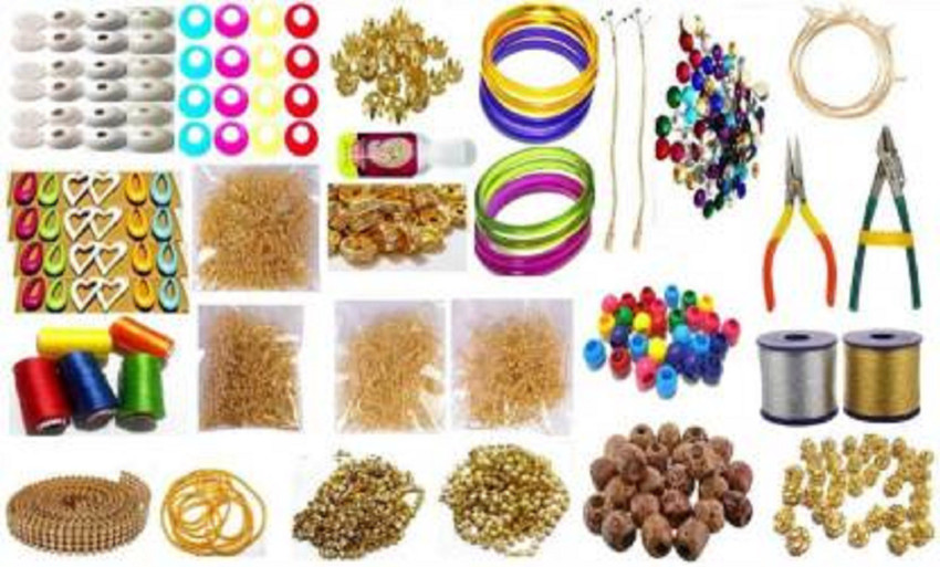 Silk thread jewellery shop making kit flipkart