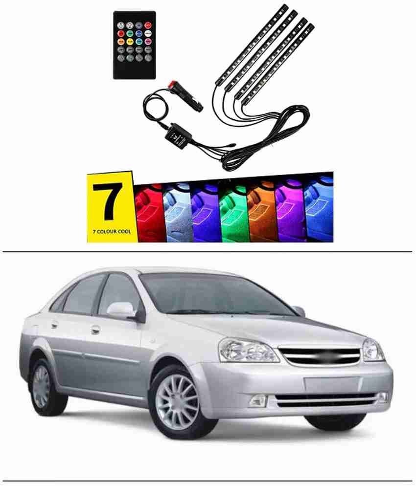 XZRTZ 66 LED DC 12V Music Car Strip Lamp Light For Car Interior Under Dash  Lighting Kit with Sound Active Function and Wireless Remote Control C2 Car  Fancy Lights Price in India -