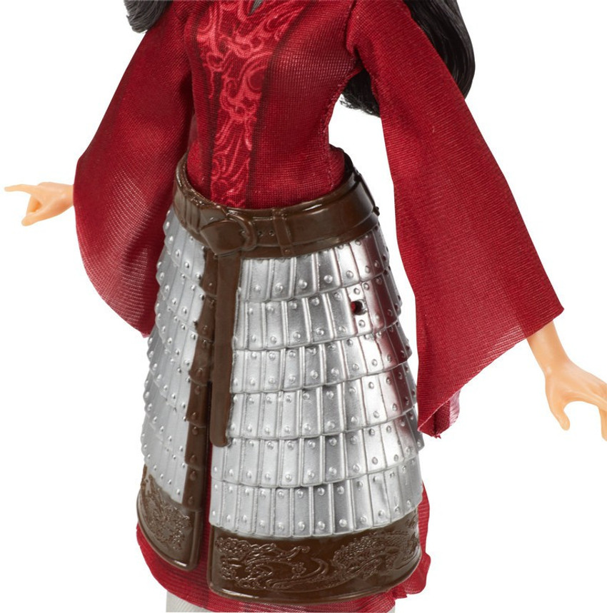 DISNEY PRINCESS Movie Mulan Inspired Fashion Doll with Skirt Armor