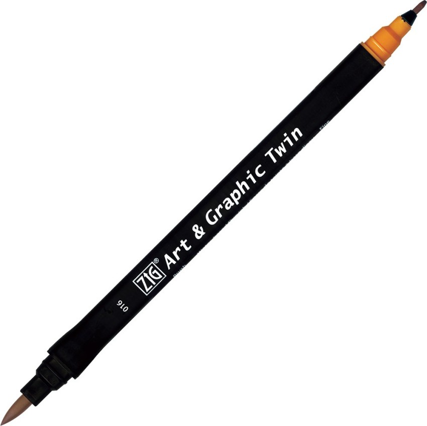 Zig Calligraphy Marker Set - Brown