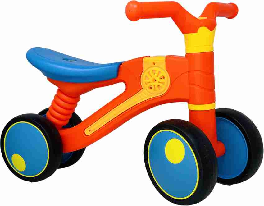 Miniature Mart Push Bike for Kids Balance Rider Tricycle for Baby Boy Girl No Pedal Quadie Cycle 1 3 Years Old Babies Kids Push Bike for Kids
