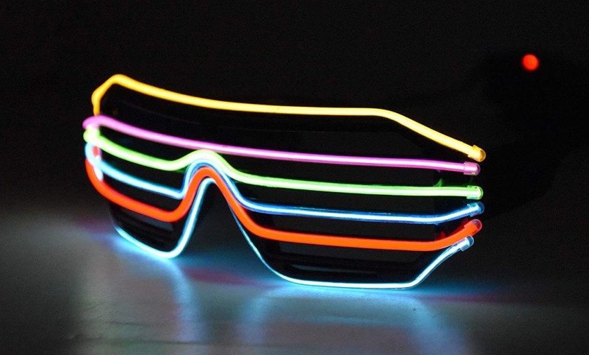 20pcs LED Glasses,6 Colors Light Up Glasses Party Supplies Neon Party –   Online Shop