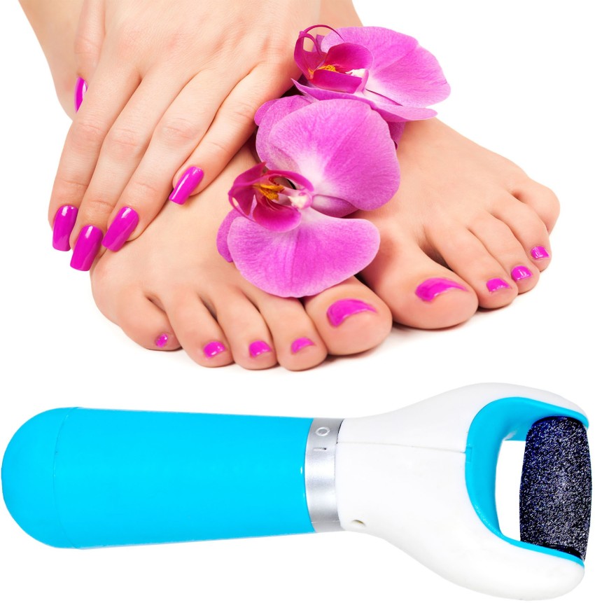 Smooth Feet! Pink Electric Foot File, Callus Remover Shaver, Pedicure Tool