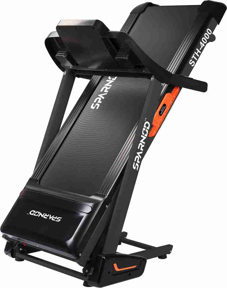 Sparnod Fitness STH 4000 4.5 HP PEAK Automatic Treadmill DIY Installation Motorized Running Treadmill for Home Use Treadmill Buy Sparnod Fitness STH 4000 4.5 HP PEAK Automatic Treadmill DIY Installati...