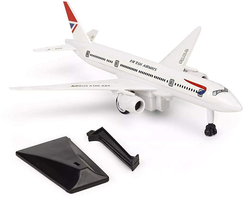 Joy Stories Pull Back Toys for Kids Big Airbus A 300 Action Plane