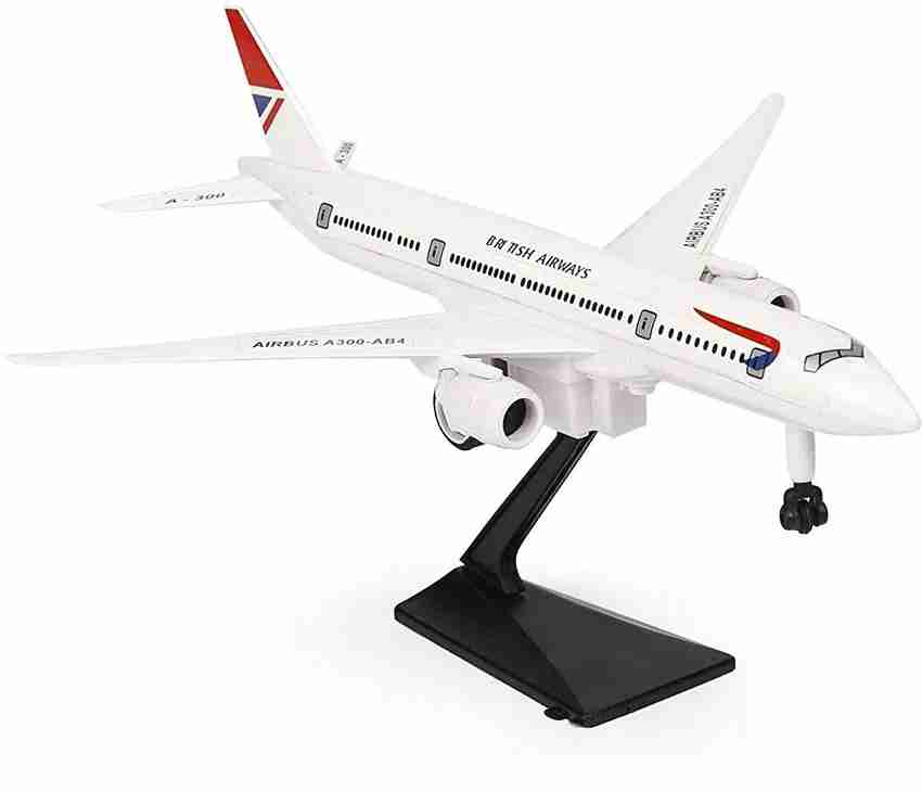 Joy Stories Pull Back Toys for Kids Big Airbus A 300 Action Plane