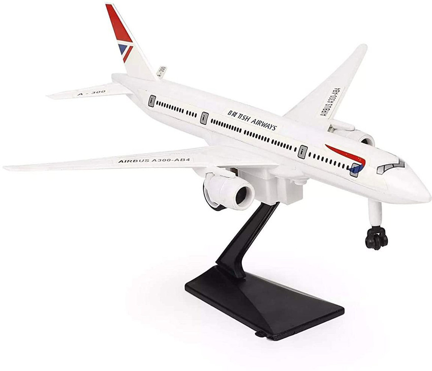 Joy Stories Pull Back Toys for Kids Big Airbus A 300 Action Plane