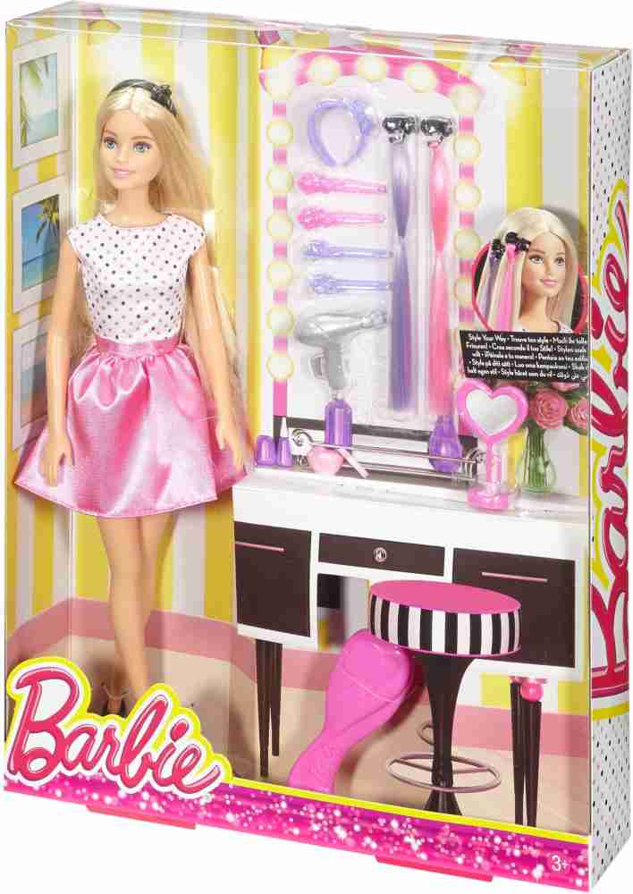 barbie deluxe hair