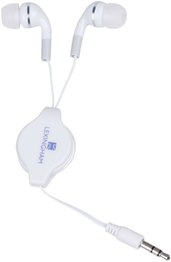 Retractable earphones with discount mic