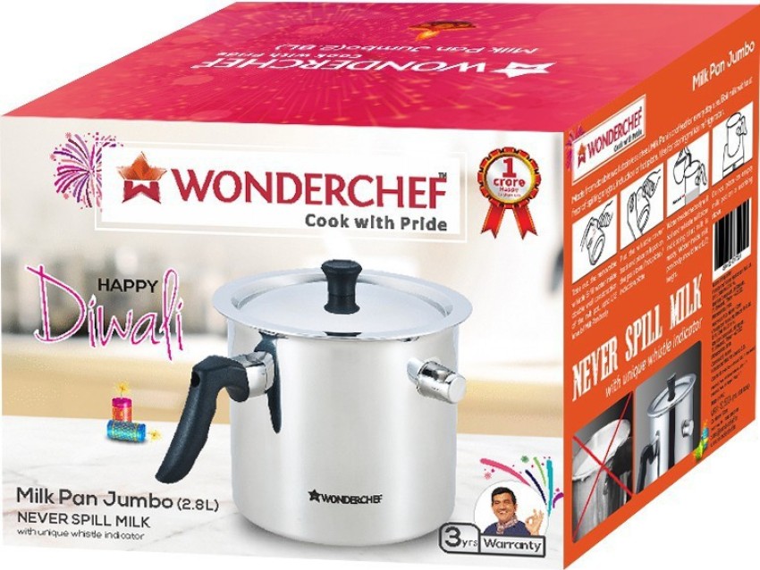 Buy Milk Boiler Online  Wonderchef Stainless Steel Milk Boiler