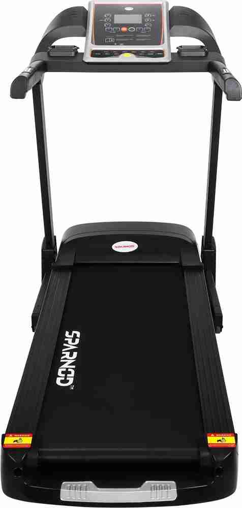 Sparnod Fitness STH 5100 5 HP PEAK Automatic Treadmill DIY Installation Foldable Motorized Treadmill for Home Use Treadmill