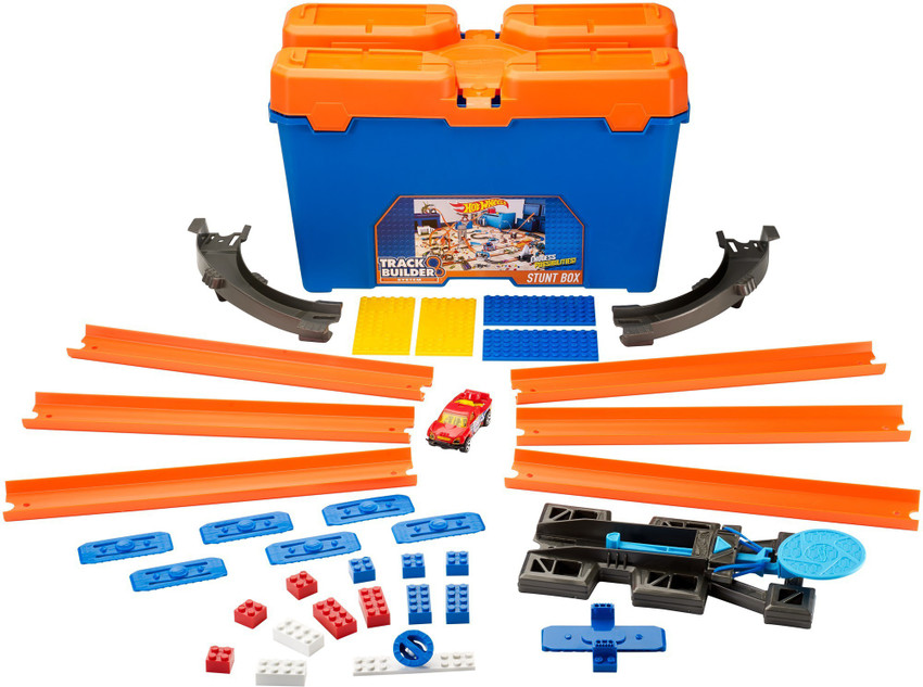 Hot wheels track builder deals stunt box playset