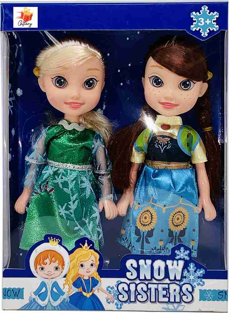 Barbie sisters snow on sale fun doll giftset