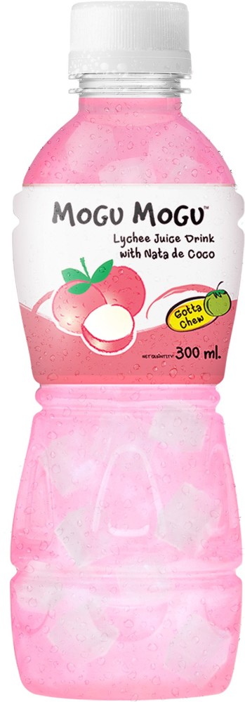 Mogu Mogu Lychee with Nata De Coco Juice Drink 1L