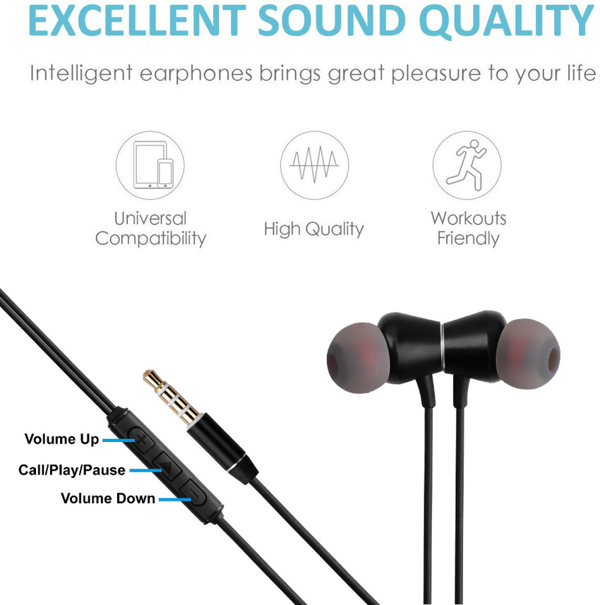 Romeo 3.5mm Stereo Earphone RM 16 Headset with Mic for all smartphone Wired Headset Price in India Buy Romeo 3.5mm Stereo Earphone RM 16 Headset with Mic for all smartphone Wired Headset Online
