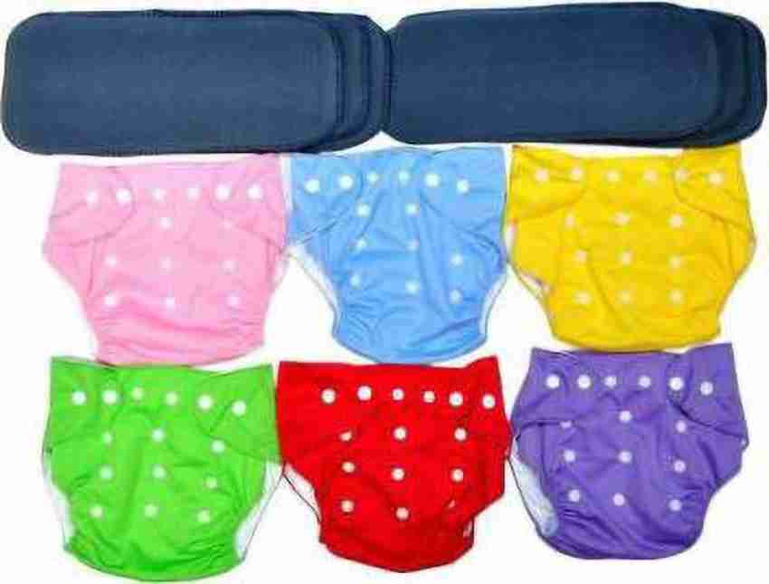 FABLITTLE PACK OF 6 PLASTIC PANTY NAPPY - Buy Baby Care Products in India