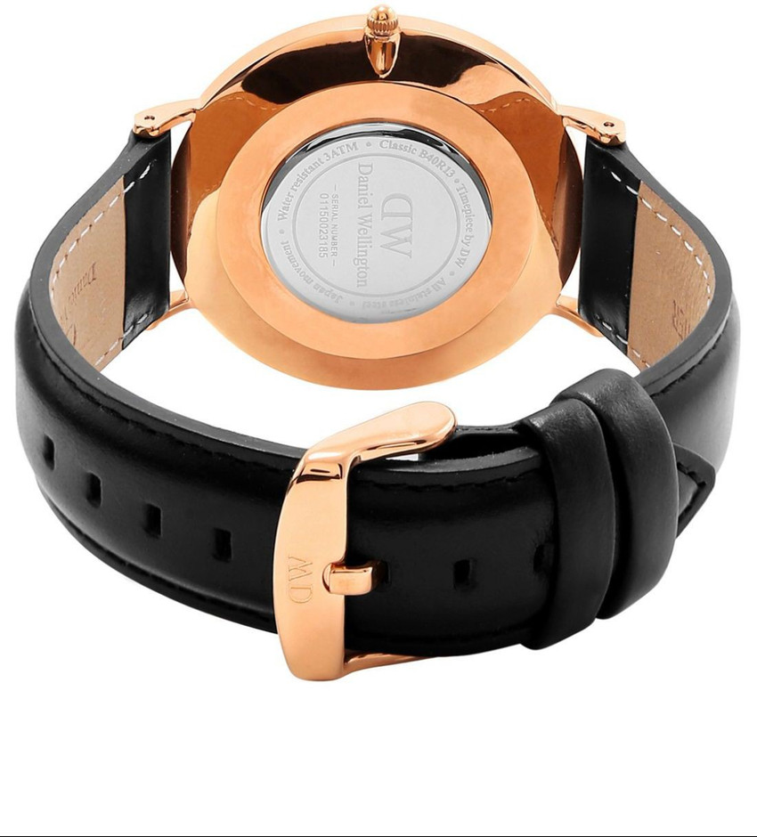 DANIEL WELLINGTON Classic Sheffield Black color Round 40 mm diameter Analog Watch For Men Buy DANIEL WELLINGTON Classic Sheffield Black color Round 40 mm diameter Analog Watch